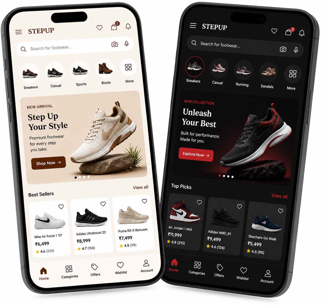 Footwear App Preview