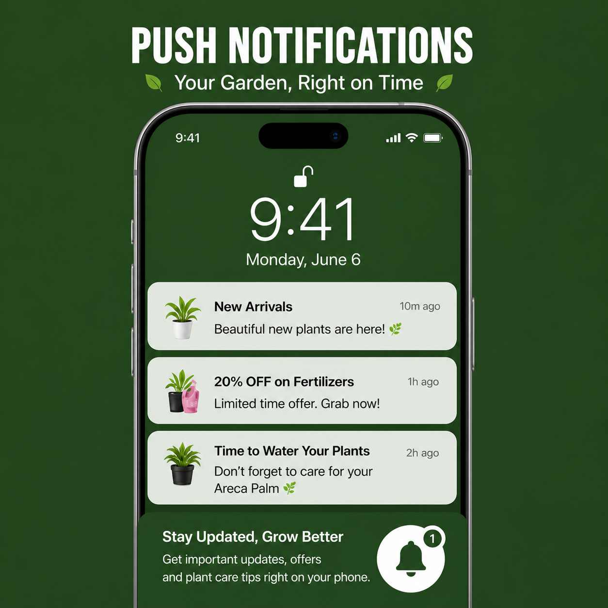 Garden App Notifications